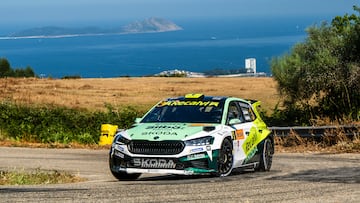 Cohete Suárez gana con su Skoda el Rally de Rias Baixas.