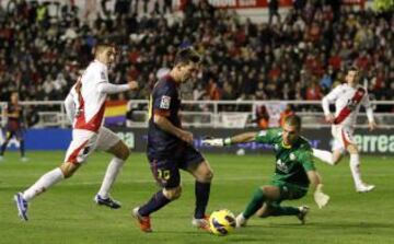 Jornada 9 / RAYO VALLECANO - BARCELONA  Gol de Messi con este tanto subió al marcador el 0-5