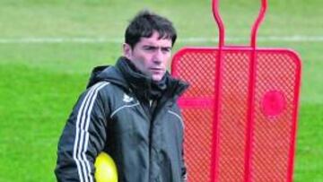 <b>RESPALDO. </b>Marcelino no corre peligro, pese a que el Real Zaragoza ha caído a la quinta plaza.