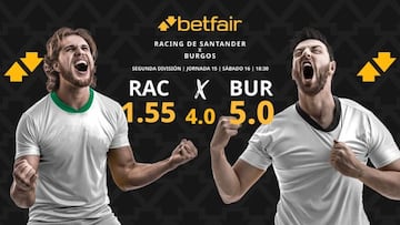 Racing de Santander vs. Burgos CF: horario, dónde ver, pronósticos y clasificación