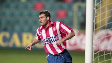 Vieri, con el Atlético.