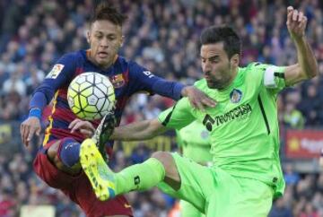 Neymar y Juan Antonio Rodríguez.