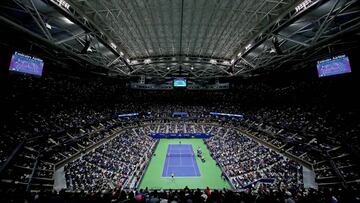 Panor&aacute;mica de la pista central del US Open.