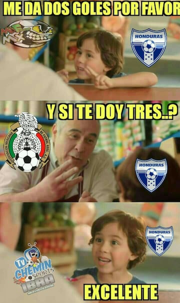 México golea a Honduras y los memes aplauden