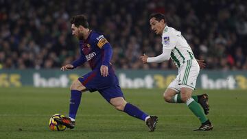 Messi y Guardado. 