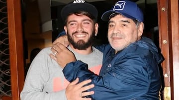 Diego Maradona Jr: "Trato de hablar mucho con mi padre y por ahora no me contesta"