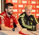 Del Bosque: "Piqué no dio la cara por mí, contó un hecho"