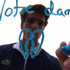 Herbert gana a Verdasco y se acuerda de Notre Dame