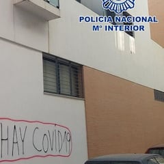 Detenido por llenar Málaga de pintadas negacionistas