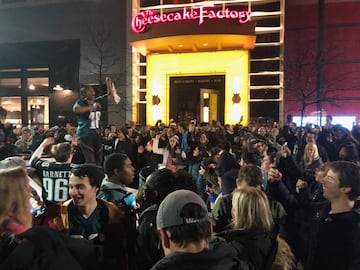 La llegada de los Eagles a Philadelphia tras el Super Bowl LII