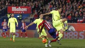 Jackson Martínez fue titular por octava ocasión en la Liga española