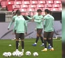La bofetada de Renato Sanches a João Félix que casi saca al atlético de sus casillas