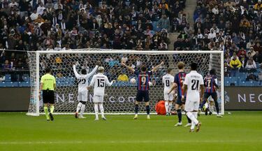 Pedri anotó el tercer gol barcelonista y puso el 0-3 en el marcador.