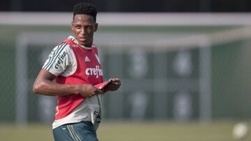 Yerry Mina, jugador de Palmeiras