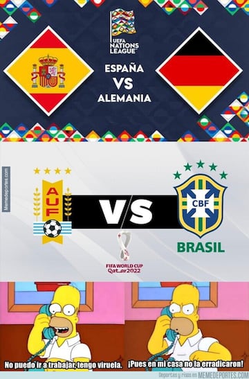 Los mejores memes del partido entre España y Alemania