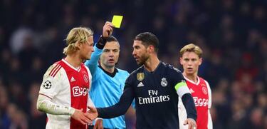 Sergio Ramos astounded by yellow card fuss