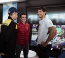Nadal visita a Mola y Noya antes del Super League Triathlon