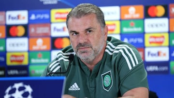 Celtic manager Angelos Postecoglou during a press conference at the Celtic Park, Glasgow. Picture date: Monday September 5, 2022. (Photo by Robert Perry/PA Images via Getty Images)