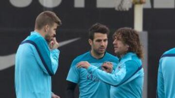 Puyol, baja contra el Sevilla