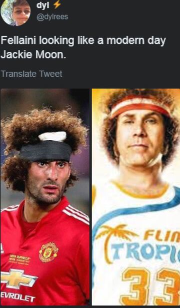 Fellaini protagonista de los memes del Real Madrid-United