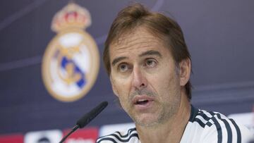 25 /09/18 RUEDA DE PRENSA DE LOPETEGUI ENTRENADOR DEL DEL REAL MADRID
