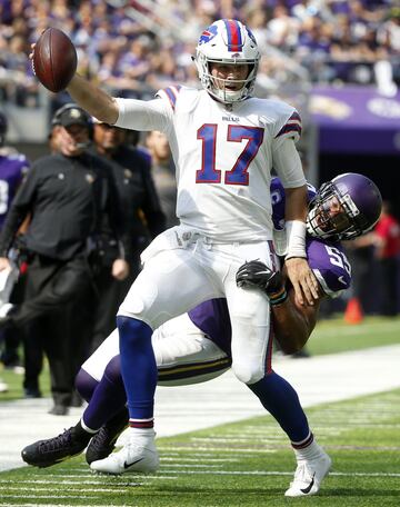 La gran sorpresa de esta lista la dio el quarterback de los Bills que tuvo un juegazo contra los Minnesota Vikings. (31.74)