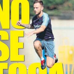 El intocable Rakitic en las portadas de Barcelona