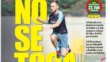 El intocable Rakitic en las portadas de Barcelona