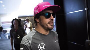 Fernando Alonso en Austin.