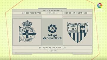 Resumen y goles del Deportivo de la Coruña vs. Extremadura