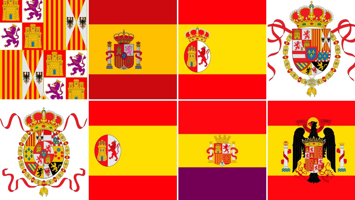 Todas las banderas que ha tenido España a lo largo de su historia - AS.com