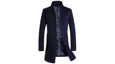 Este abrigo de lana para hombre, en ocho colores, es la mejor alternativa para el invierno