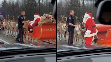 Santa es detenido por la policía en Estados Unidos