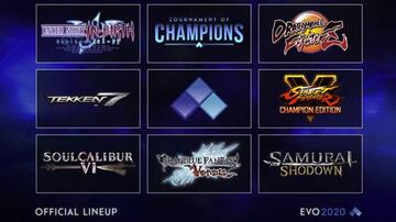 Alineación de EVO 2020; no tendrán torneo sino exhibiciones