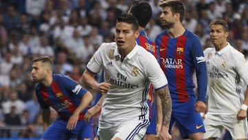 James Rodr&iacute;guez, jugador del Real Madrid