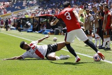 Borja exhibe su sacrificio para volver al XI de River