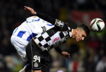 Jackson Martínez participó de la jugada del primer gol ante Boavista. Al final fue victoria 2-0