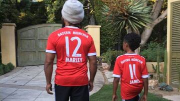 Nieto de Bob Marley demuestra su afición por James Rodríguez