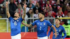 Italia venci&oacute; a Polonia en la Liga de Naciones.