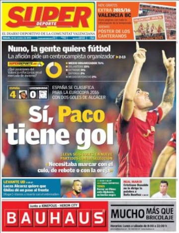 Portadas de la prensa deportiva