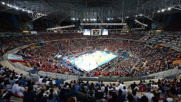 18/02/17 BALONCESTO COPA DEL REY 2017 EN VITORIA PARTIDO SEMIFINAL
 REAL MADRID - BASKONIA
 PANORAMICA PABELLON BUESA ARENA 
 PUBLICADA 19/02/17 NA MA37 5COL