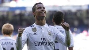 Cristiano celebr&oacute; ante el Eibar su 301&ordm; gol con el Madrid.
 