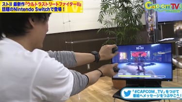 Así es la cámara en primera persona del Street Fighter II de Switch