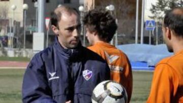 Calderón, en un entrenamiento.