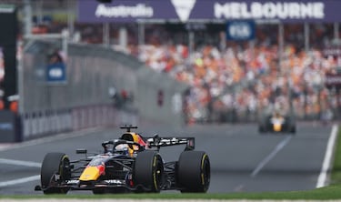 Max Verstappen durante la carrera.
