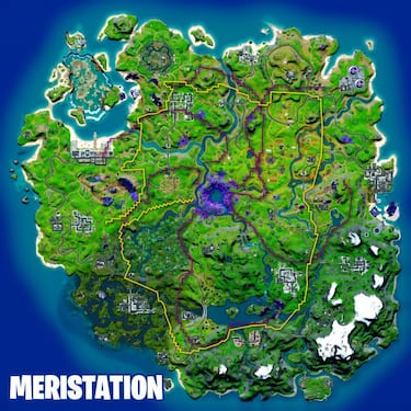 Fortnite: un nuevo cubo morado destroza Acumulaciones Airadas