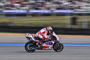 Jorge Martín durante la carrera del Gran Premio de Tailandia de Moto GP disputado en el Circuito Internacional de Chang.