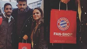 Gerard Piqué aprovechó su día libre con el FC Barcelona para visitar Múnich.