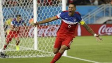 Clint Dempsey, una de las figuras de la selección de Estados Unidos.
