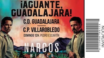 La serie 'Narcos' aterriza hoy en el Guadalajara-Villarrobledo